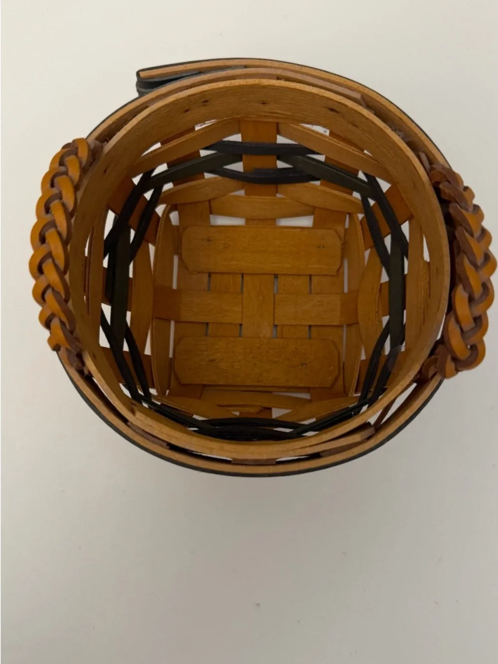 Longaberger Thyme Booking Basket Fabric Liner and Protector Collectors Club 1998
